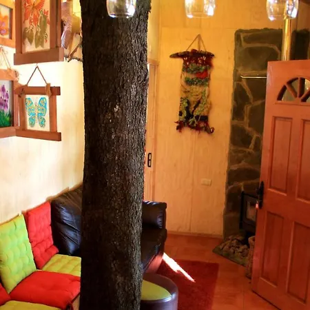 La Cabana De Piedra Las Trancas Exterior photo